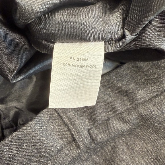 Pendleton 100% Wool Pants Womens Size 10 Charcoal Gray/Black Lined Career Office - Picture 6 of 7
